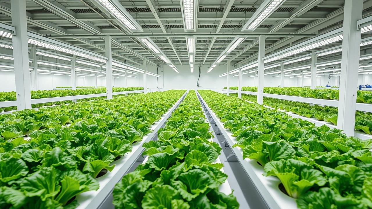 Commercial hydroponic farm